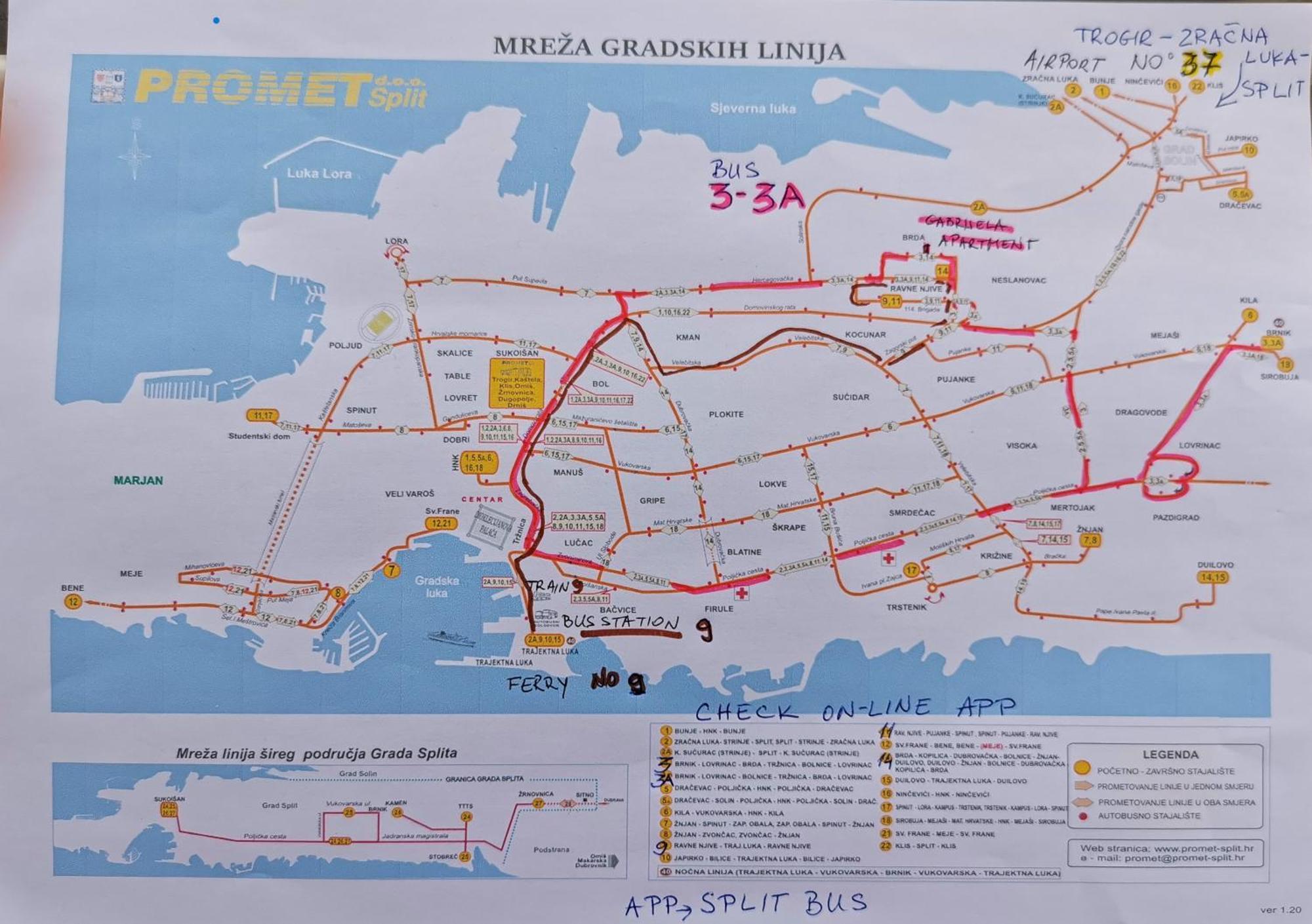 Apartman Gabrijela Split Bagian luar foto